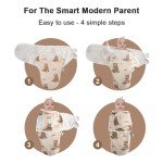 Honey Bear Baby Swaddle for 0-3 Months