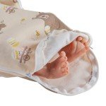 Honey Bear Baby Swaddle for 0-3 Months