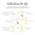 Burt's Bees Baby Organic Cotton Wearable Blanket, Large