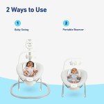 Graco Sway2Me Portable Baby Swing & Bouncer Seat
