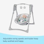 Graco Slim Spaces Compact Baby Swing - Reign