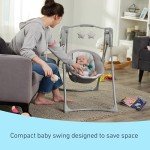Graco Slim Spaces Compact Baby Swing - Reign
