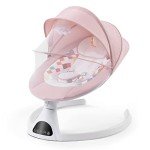 Electric Baby Swing with Bluetooth & Music - Pink