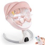 Jaoul Portable Electric Baby Swing with Bluetooth