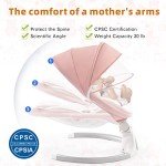 Jaoul Portable Electric Baby Swing with Bluetooth