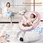 Jaoul Portable Electric Baby Swing with Bluetooth