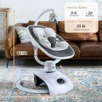 VaVaSoo Electric Baby Swing with Remote Control