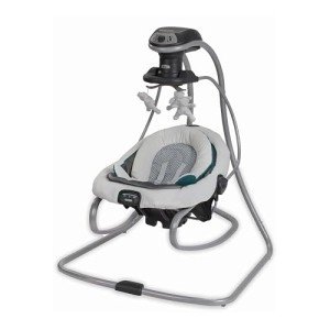 Graco DuetSoothe Baby Swing and Rocker - Grey