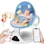 Portable Electric Baby Swing with Remote Control