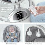 Bluetooth Baby Swing with Music and Remote Control