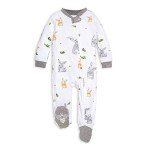 Burt's Bees Baby Organic Cotton Zip-Up PJs