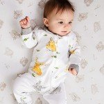 Burt's Bees Baby Organic Cotton Zip-Up PJs