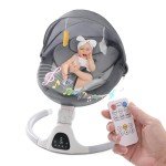 Portable Baby Swing with Music and Remote Control
