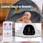 Portable Baby Swing with Music and Remote Control