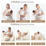 Electric Baby Swing with 5 Speeds & Melodies