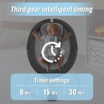 Portable Baby Swing with Music and Remote Control