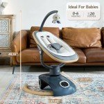 Electric Baby Swing with 5 Speeds & Melodies
