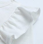 Organic Cotton Baby Girls' Romper with Headband