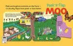 Moo Peek-a-Flap Gift Set: Book and Plush Toy