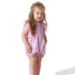 Baby Girls' 3-Pack Rainbow Rompers, 3-6 Months