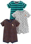 Carter's Baby 3-Pack Snap-Up Rompers for 6-9 Months