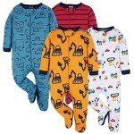 4-Pack Baby Boy Truck Footies & Sleepers, 6-9 Months