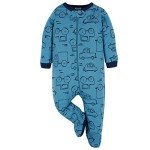 4-Pack Baby Boy Truck Footies & Sleepers, 6-9 Months