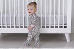 Gerber Baby Girls 4-Pack Leopard Footie Pajamas