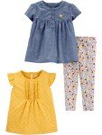 Carter's Baby Girls' 3-Piece Playwear Set, 18M
