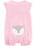 Baby Girls' 3-Pack Snap-up Rompers Set