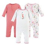 Hudson Baby Girls' Woodland Fox Cotton Coverall