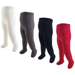 Touched by Nature Baby Girls' Organic Cotton Tights