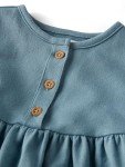 Carter's Girls' Organic Cotton Dress, Blue Creek