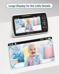 iFamily Baby Monitor with 5" Screen and 30Hrs Battery