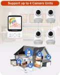 HelloBaby No WiFi Baby Monitor with Night Vision