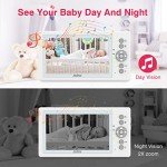 JouSecu 5-Inch Video Baby Monitor with 2 Cameras