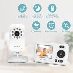 OKAIDI Portable Video Baby Monitor with Night Vision