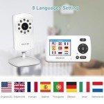 OKAIDI Portable Video Baby Monitor with Night Vision