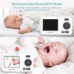 OKAIDI Portable Video Baby Monitor with Night Vision