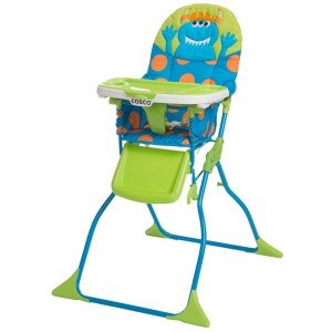 Cosco Deluxe High Chair with 3-Position Tray (Monster Syd)