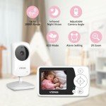 VTimes Baby Monitor with Camera and Audio Alerts