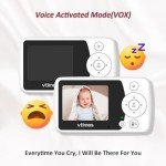 VTimes Baby Monitor with Camera and Audio Alerts
