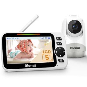 Blemil 5" Video Baby Monitor with Long Battery