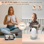 Blemil 5" Video Baby Monitor with Long Battery