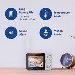 Panasonic 3.5” Video Baby Monitor with Camera