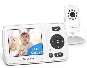 ChildsFarm Portable Baby Monitor with Camera & Audio