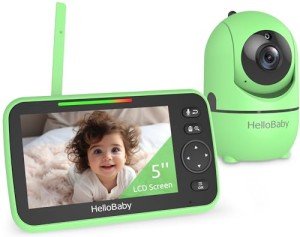 HelloBaby 5-Inch Video Baby Monitor with Camera