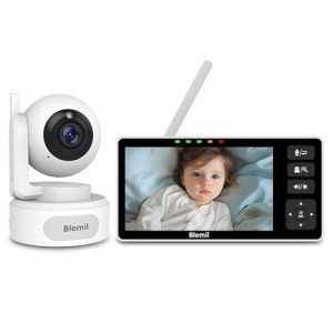 5.5" HD Split-Screen Baby Monitor with Camera