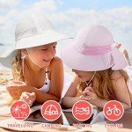 2-Pack Kids Adjustable Sun Hats UPF 50+