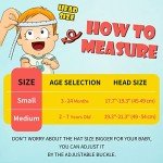 2-Pack Kids Adjustable Sun Hats UPF 50+